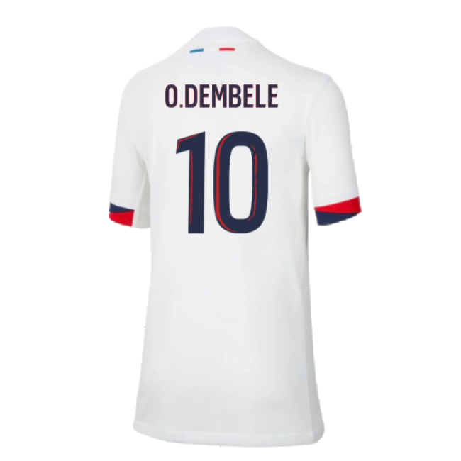 2024-2025 PSG Away Shirt (Kids) (O.Dembele 10)-Vantage Point Soccer